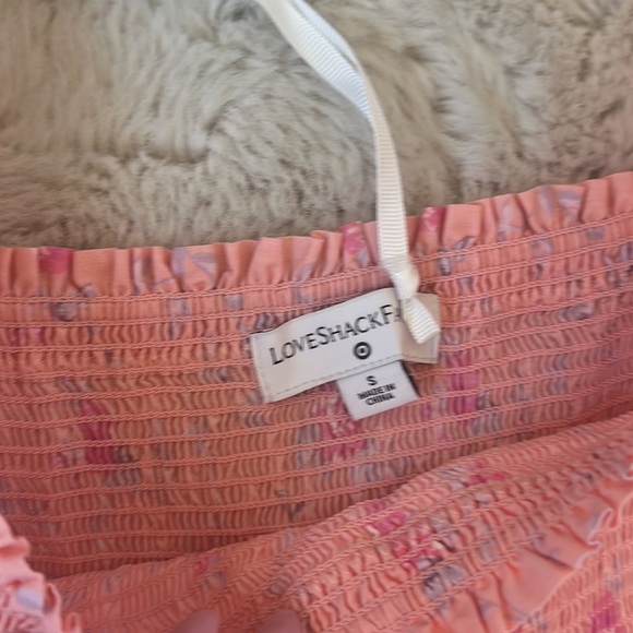 NWT LOVE SHACK FANCY DRESS PINK FLORAL - Picture 3 of 6